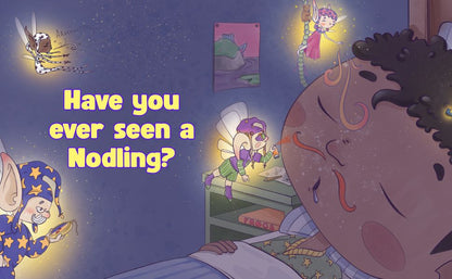 Interior page from Land Of Nod. A bedtime picture book that turns bad dreams into something funny, by Jimmy Vee.