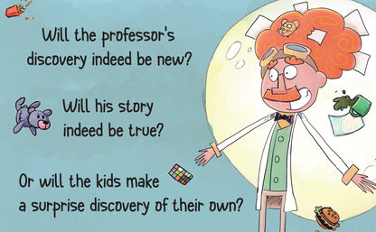 Feature page from Professor Nincompoop. A funny book for 5 year olds and 6 year olds, by Belly Laugh Books.