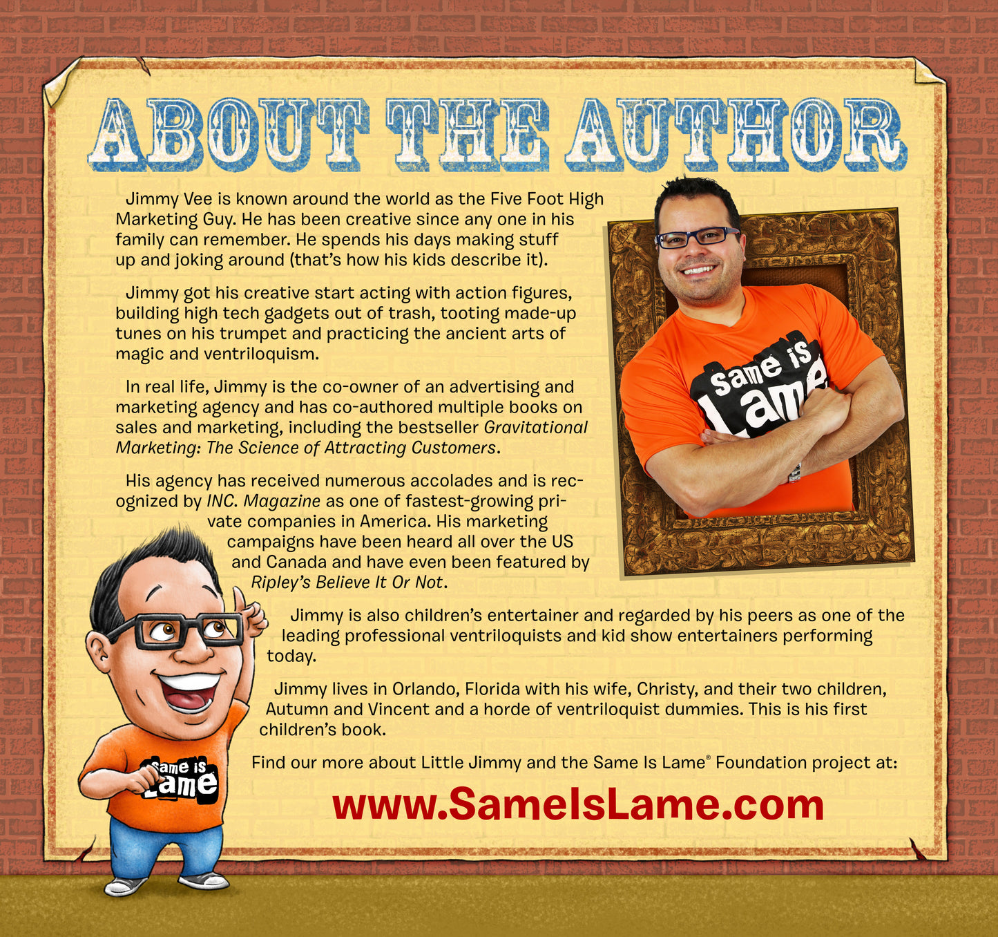 Little Jimmy Says, "Same Is Lame"